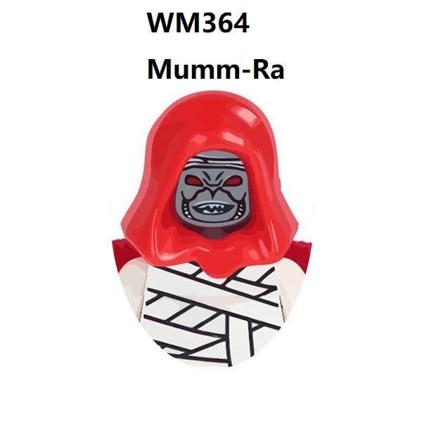 Thundercats Action Figure Blocks - Mumm-Ra Lion-O Mini Cartoon Bricks Set-WM364-S-