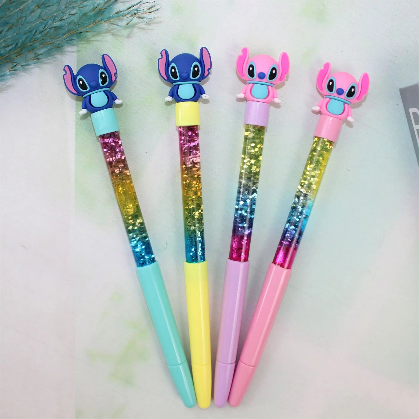 DIY Stitch Bead Pen Bracelet - Cartoon Gel Pen Toys Boys Girls Anime Stationery Gift Set-