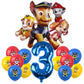 PAW Patrol Birthday Decoration Foil Balloon - Disposable Tableware Set Dog Chase Marshall Skye - For Kids Birthday Party Supplies-Balloon Set 3-29pcs-