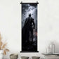 DC Batman Movie Poster Hanging Scroll Wallpaper Wall Artwork Canvas Painting Picture Print Room Home Decoration Art Decor Gift-1-5-10-25x75cm(10x30inch)-CHINA