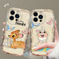 Bambi Thumper Friend Phone Case for iPhone 15 14 13 12 11 - Wave Oil Cover-