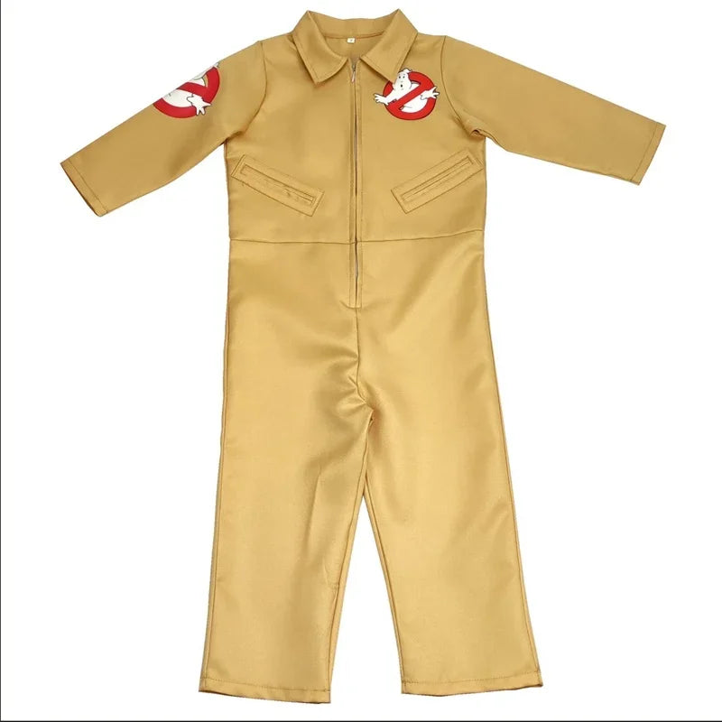 Ghostbusters Halloween Costume - Jumpsuit with Bag for Adults and Kids Ages 3-15-jumpsuit-160-