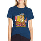 She-Ra Rainbow Sword Oversized T-Shirt: Princess of Power Graphic Blouse for Women - She Has The Power - Gift-Navy-XXXL-