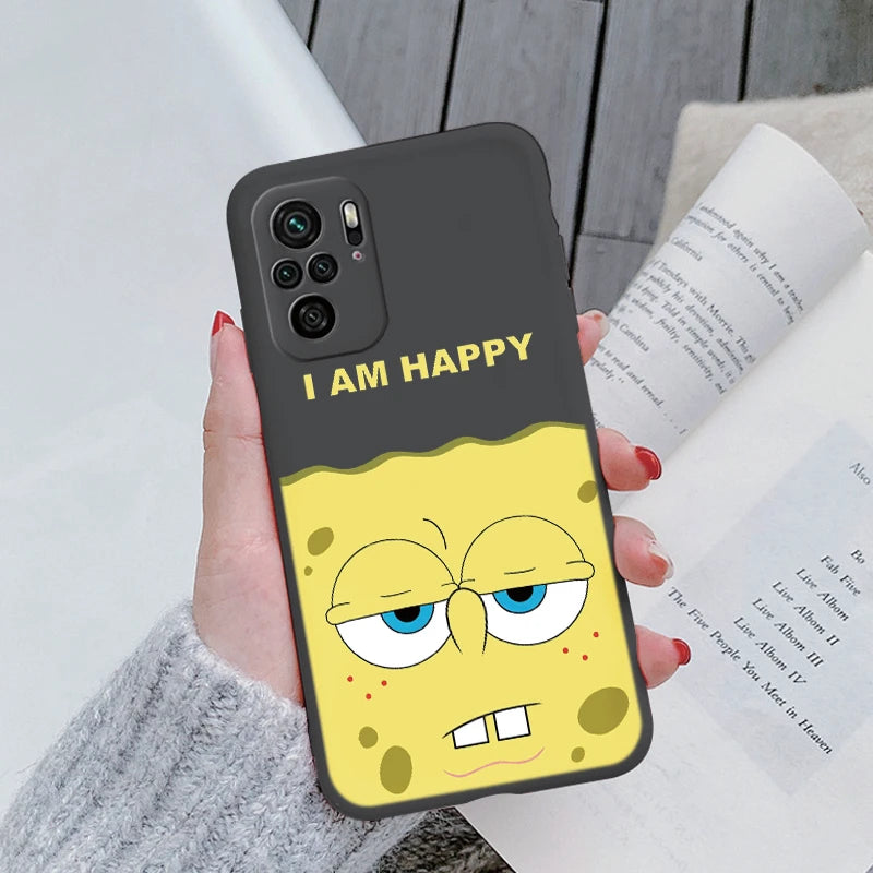 Sponge Bob Square Pants - Patrick Star Phone Cover For POCO M5S - Back Cover Soft Silicone - For Xiaomi POCOM5S M5 S - PocoM5 S Fundas Bag - Xiaomi Poco M5S - Anime Fan Gift-Khe-hmbb11-POCO M5S-