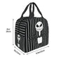 Tim Burton Christmas Lunch Box - Skull Jack Reusable Cooler - Perfect for Halloween-