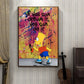 Inspirational Simpsons Wall Art - “Dream It, Do It” Canvas Poster - Perfect Gift for Children’s Rooms - Sizes To Fit-