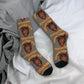 ALF TV Series Support Your Local Alien Socks - Men's Retro Hip Hop Seamless Crew - Unique Pattern Printed Gift-