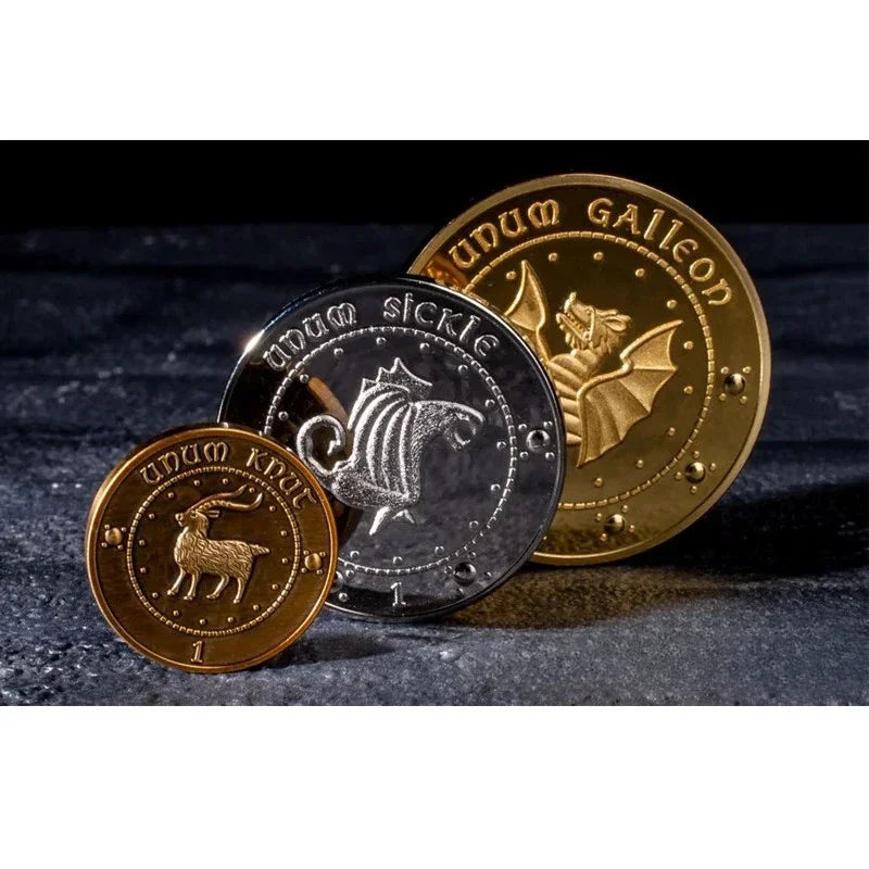 Harry Potter Gringotts Gold Coins - Hogwarts Commemorative Collection for Kids-3PCS 2414753-