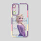 Disney Frozen Princess Phone Case for Samsung Galaxy S24 S23 S22 - Angel Eyes, Transparent Cover-YZA02TAngel02-Samsung S23 Ultra 5G-