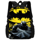 Child Superhero Batmans School Backpack with Lunch Bags ,Pencil Bags ,School Bags for Boys Girls Best Gift-BB-212X22A3-