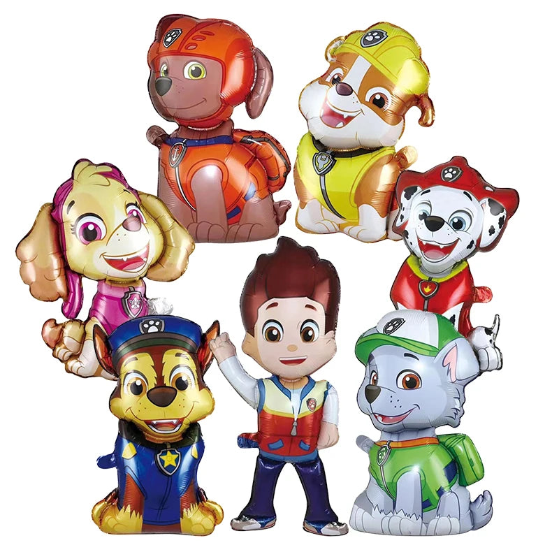 Paw Patrol Birthday Party Decorations Tableware Supplies Balloons Paper Party Plate Cup Napinks Gift Bag Baby Shower Kids Happy-