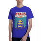 Skeletor & He-Man MYAHS T-Shirt: Masters of the Universe Jaws Parody - Cotton O-Neck Gift Tees for Men & Women-Blue-M-