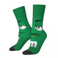 M Chocolate Candy Character Socks - Funny Men's Vintage Harajuku - Hip Hop Novelty Seamless Crew Crazy Gift-9-One Size-