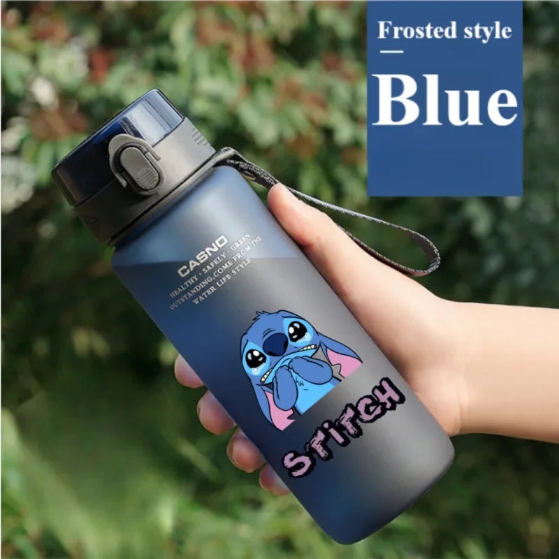 1000ML Stitch Water Cup Bottle - Cartoon Plastic Large Capacity Outdoor Sports Gift-28-560ML-