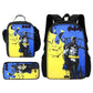 Super B-BatmanS-Logo Child School Backpack with Lunch Bags ,Pencil Bags ,School Bags for Boys Girls Best Gift-XHOO1-TZ-172-A8-