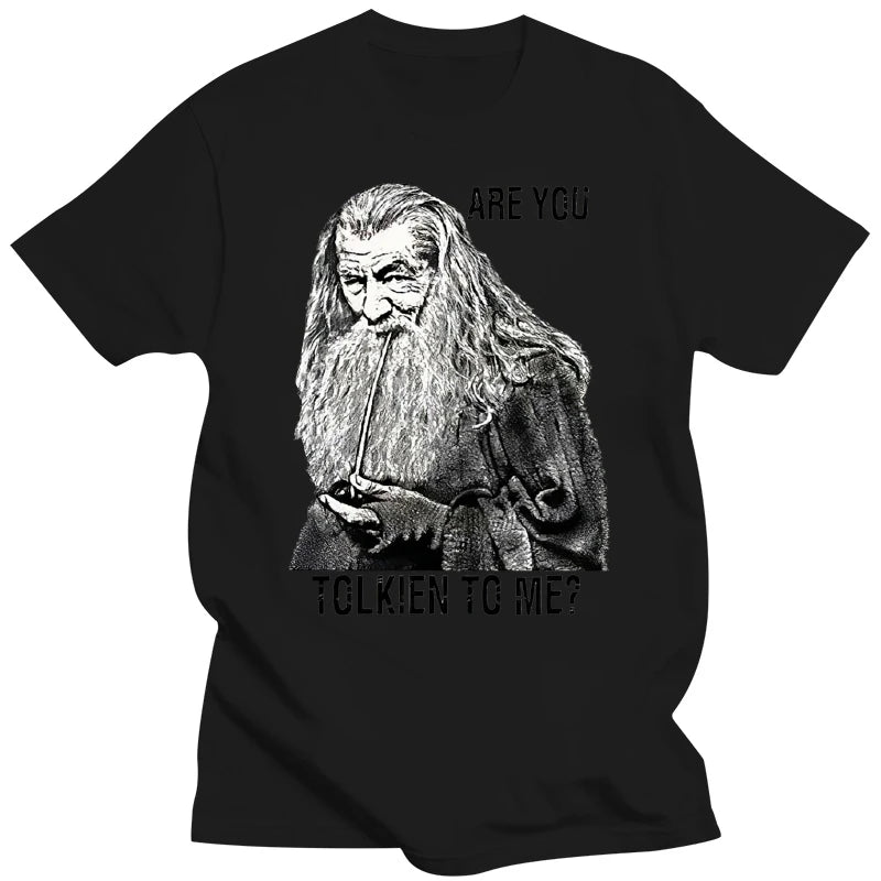 Are You Tolkien To Me - Lord of The Rings Retro - Vintage Hipster Unisex T-Shirt - Perfect for Fans-blackMen-XL-