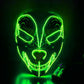 Hot Sale Halloween Glowing Face Mask - LED Fox Mask for Men and Women, Features Game Theme for Cosplay Party and Carnival Costume, Half Face Mask-13-