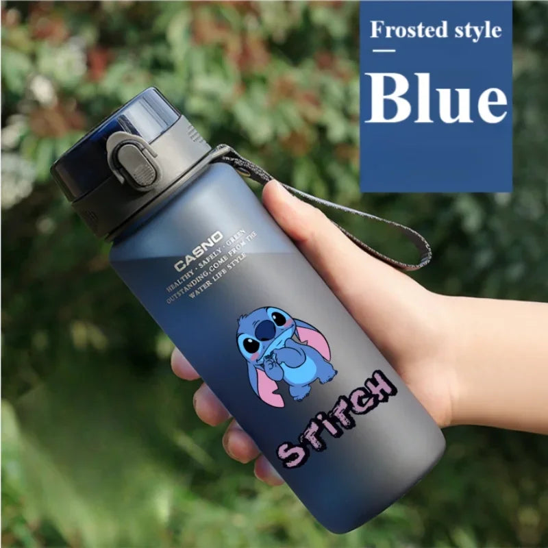 1000ML Stitch Water Cup Bottle - Cartoon Plastic Large Capacity Outdoor Sports Gift-26-560ML-