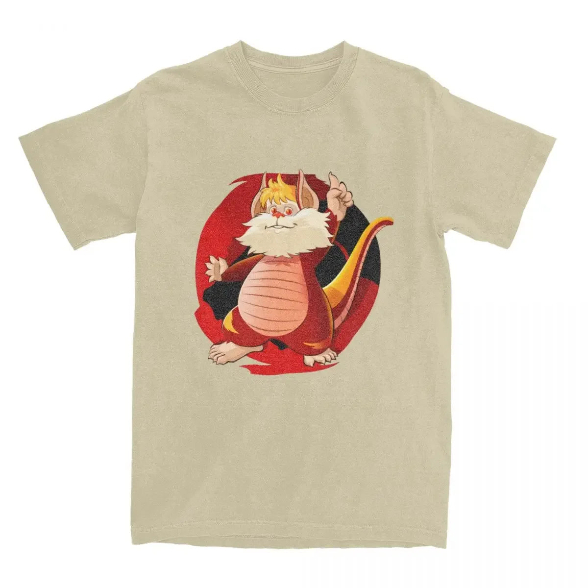 Snarf T-Shirt - Men Women Thundercats Panthro - 80s Retro Cartoon Cotton Tee-Khaki-6XL-