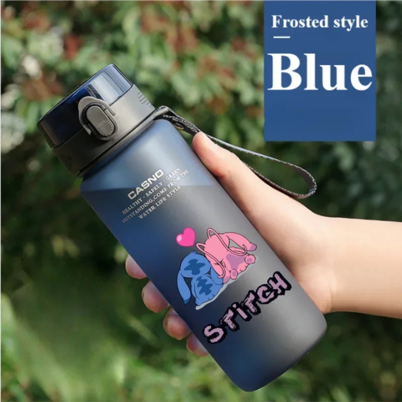 1000ML Stitch Water Cup Bottle - Cartoon Plastic Large Capacity Outdoor Sports Gift-34-560ML-