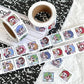 Digimon Adventure Roll Stickers - High-Value Cartoon Sealing Tape for DIY Fans & Gifts-1 volume 500 sticker-