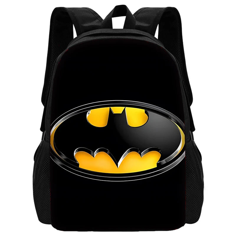 Child Superhero Batmans School Backpack with Lunch Bags ,Pencil Bags ,School Bags for Boys Girls Best Gift-BB-212X22A2-