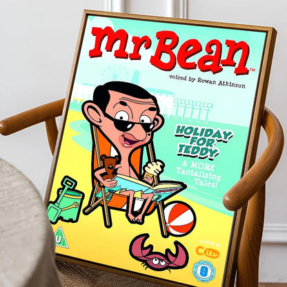 Mr. Bean Cartoon Poster – Paper Print for Living Room, Bedroom, Cafe, or Bar Decoration-HEI-3-25x35cm No Frame-