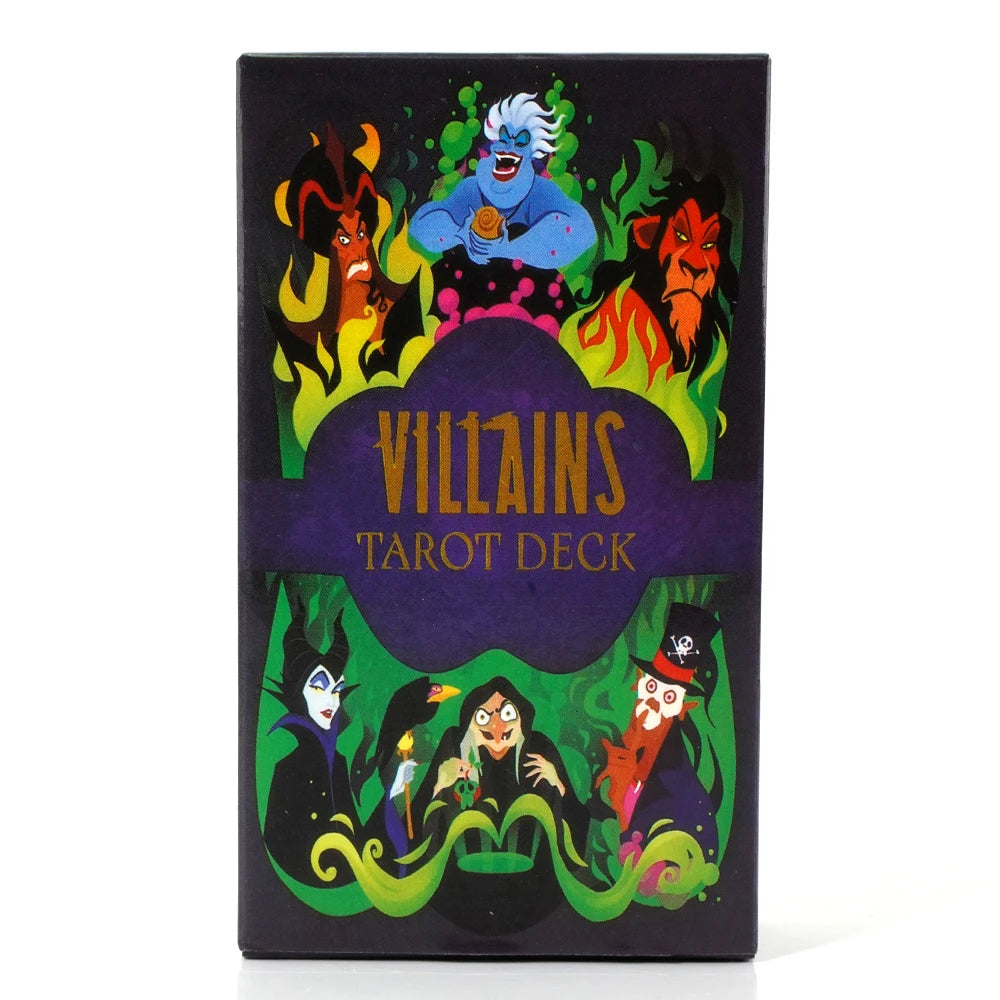 Villains Tarot Deck - 78 Cards Inspired by Labyrinth - Includes PDF Guidebook for Beginners-