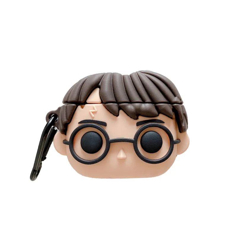 Harry Potter AirPods Case - Soft Silicone Figure Toy for All AirPods Generations-2-Airpods 3-