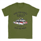 Ghostbusters Men’s Graphic T-Shirt - Cotton Short Sleeve Tee Top for Awesome Gifts-army green-S-