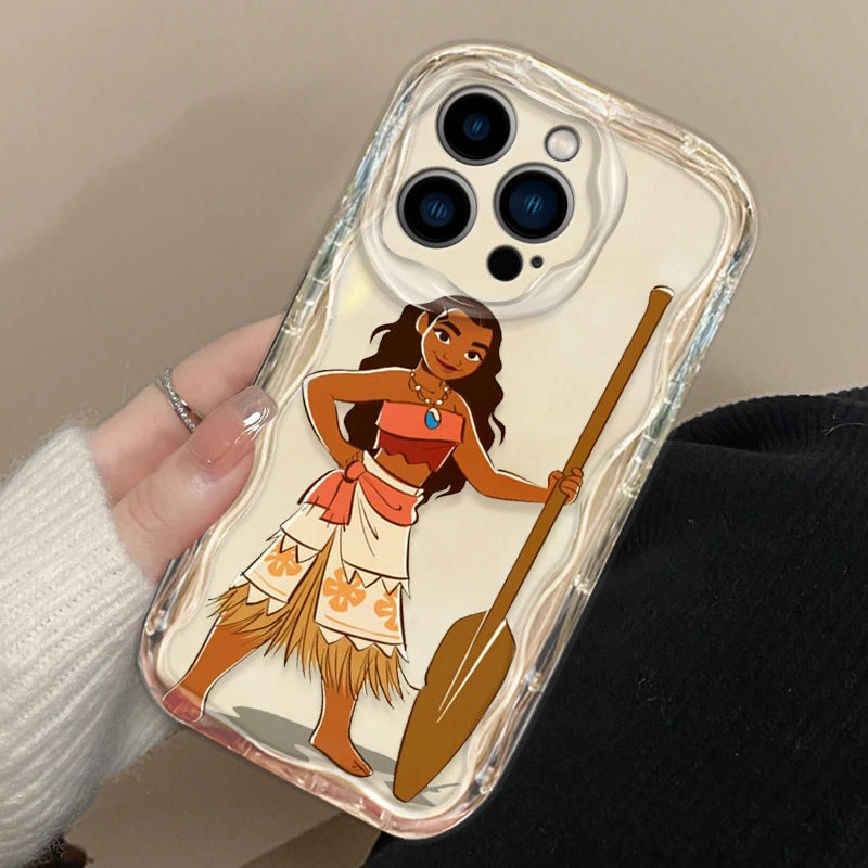 Moana Maui Animation Cover for iPhone 15 14 13 12 11 - Wave Oil Phone Case for Protection-iPhone 14 Pro-WA10901CLE-