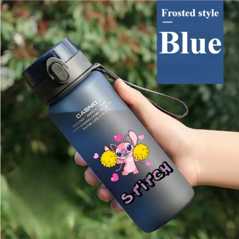 1000ML Stitch Water Cup Bottle - Cartoon Plastic Large Capacity Outdoor Sports Gift-29-560ML-