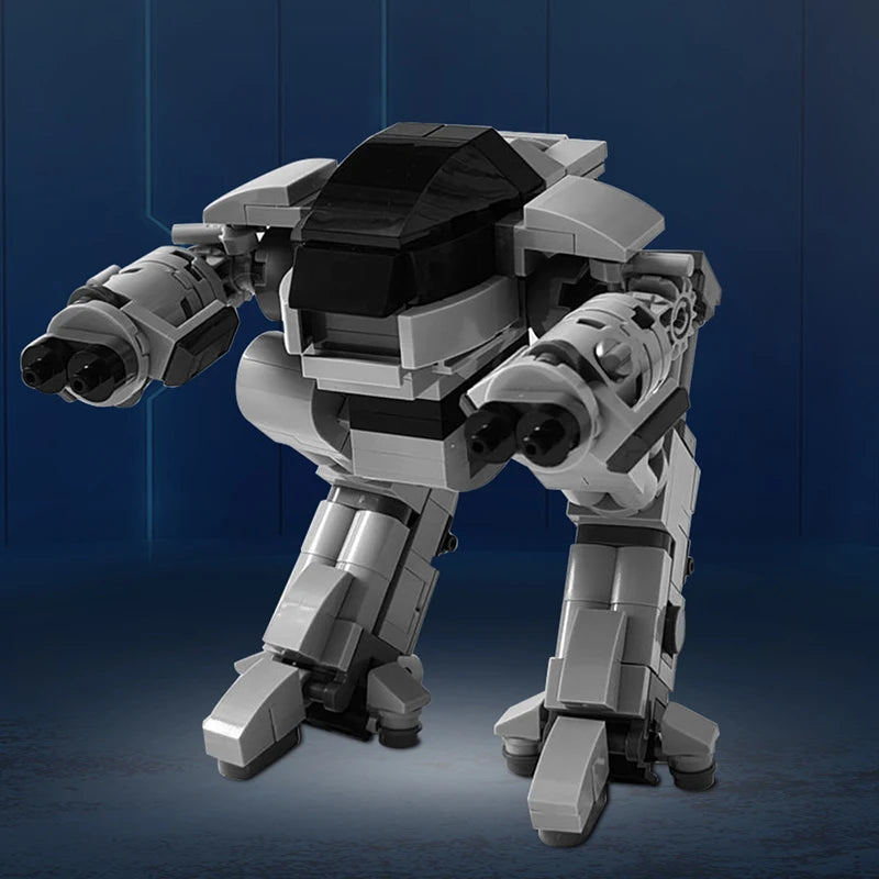 ED-209 RoboCop Building Block Model - UCS Scale Mechanical Robot MOC Gift-269 pcs-CHINA-