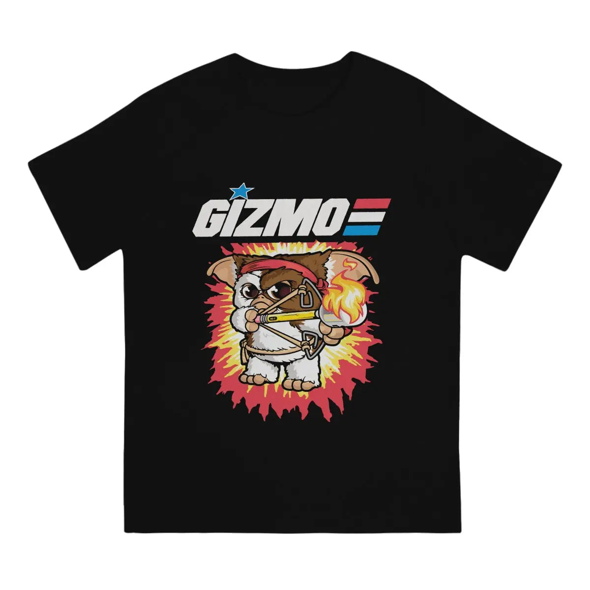 Gremlins Movies Gizmo - TShirt Graphic Men Tops - Vintage Grunge Summer - Polyester Streetwear - Harajuku T Shirt-