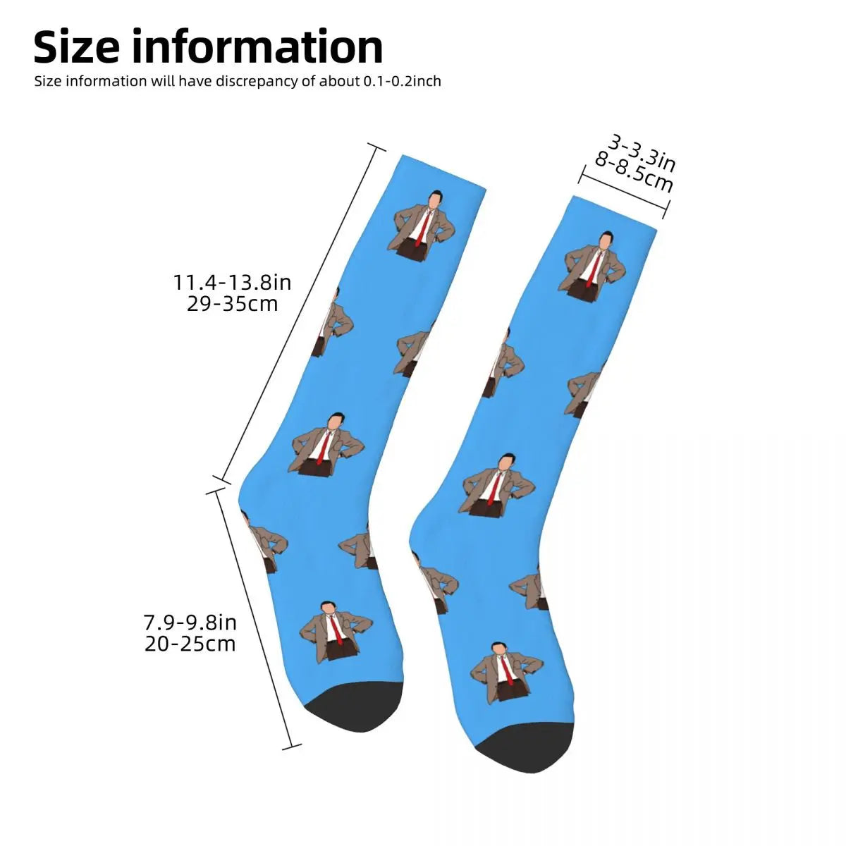 Mr. Bean Socks – Harajuku High-Quality All-Season Accessories, Perfect Christmas Gift for Unisex Fans-