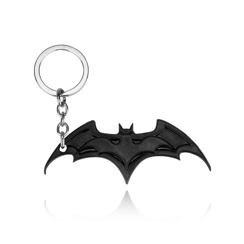 Batman Darts Metal Keychains Cosplay Props Film Television Works Peripheral Gifts Men Women Backpack Jewelry Accessories-K039-black-