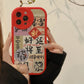 2023 Good Fortune And Wealth Back Capa - Silicone Soft Shockproof Couple Phone Case - iPhone 13 14 Pro Max 15 Plus 11 12 Promax - All iPhone Models - Anime Fan Gift-Red(AE存量)***-For iPhone 15promax-