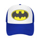 Bats Man Symbol Logo Trucker Cap Fitted Cartoon Dad Hat Trucker Worker Cap Racing Cap Snapback Caps Mesh Baseball Cap Summer-Blue-One Size-