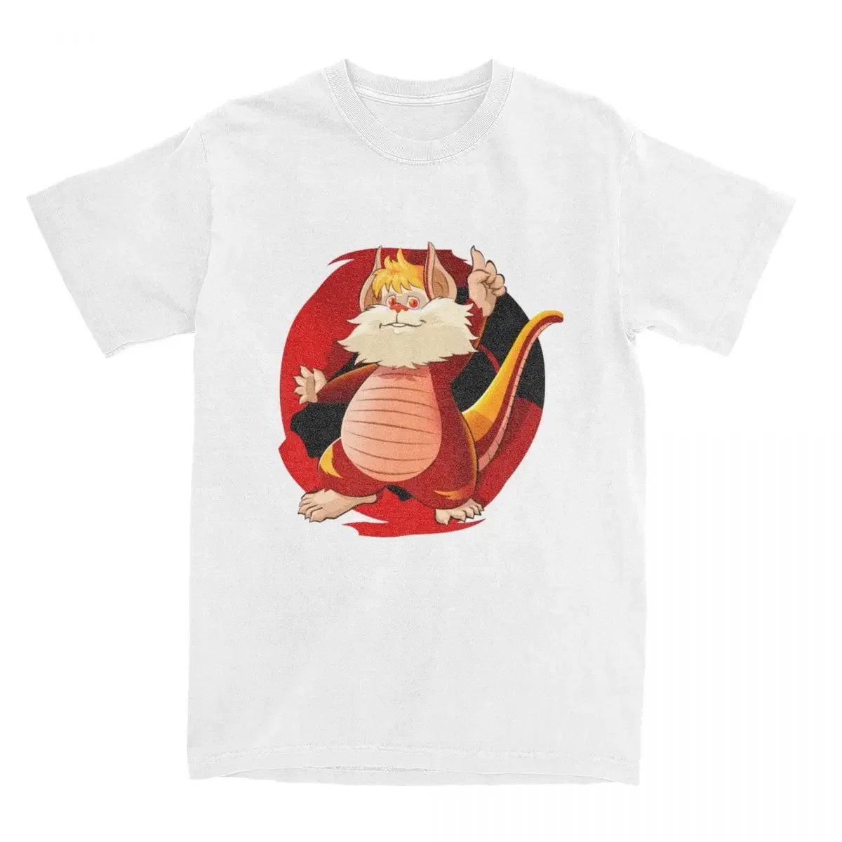 Snarf T-Shirt - Men Women Thundercats Panthro - 80s Retro Cartoon Cotton Tee-WHITE-6XL-