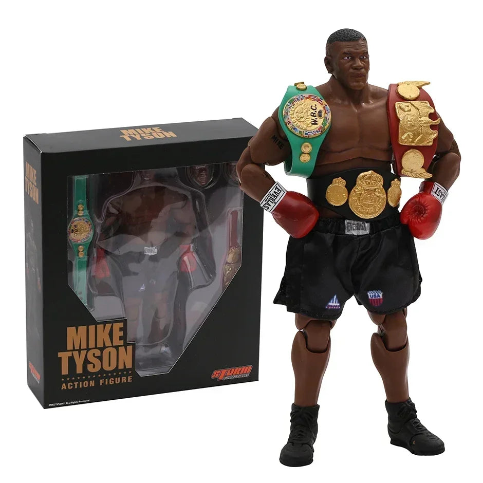 Storm Collectibles Mike Tyson Action Figure - Perfect Gift or Collectible for Boxing Fans-18cm box-