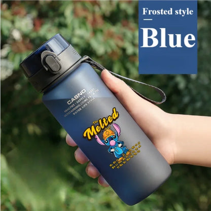 1000ML Stitch Water Cup Bottle - Cartoon Plastic Large Capacity Outdoor Sports Gift-7-560ML-