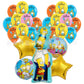 Simpsons Balloon Party Set - Fun Anime Decorations for Birthdays - Great for Family Gatherings or Kids’ Parties-21pcs-