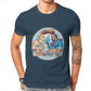 Eternia Fighter T-Shirt: He-Man & Masters of the Universe Gift - Pure Cotton Men's Round Collar Classic Design-Navy Blue-M-