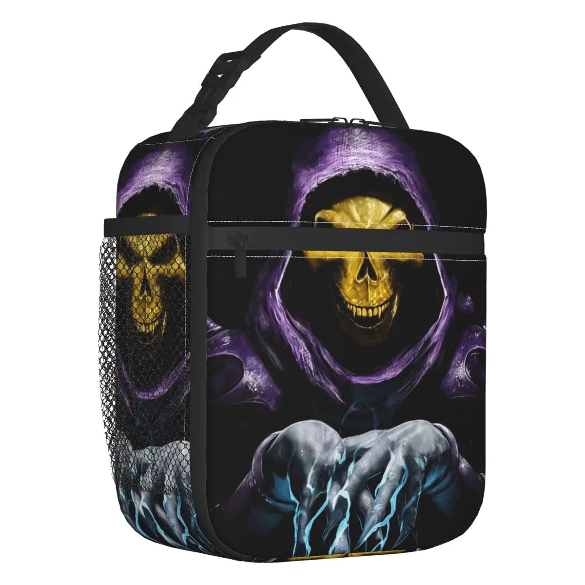 He-Man & Skeletor Insulated Lunch Tote Bag: Masters of the Universe Reusable Cooler for School & Work - Fan Gift-QCBQ-507-CHINA-26x21x11cm