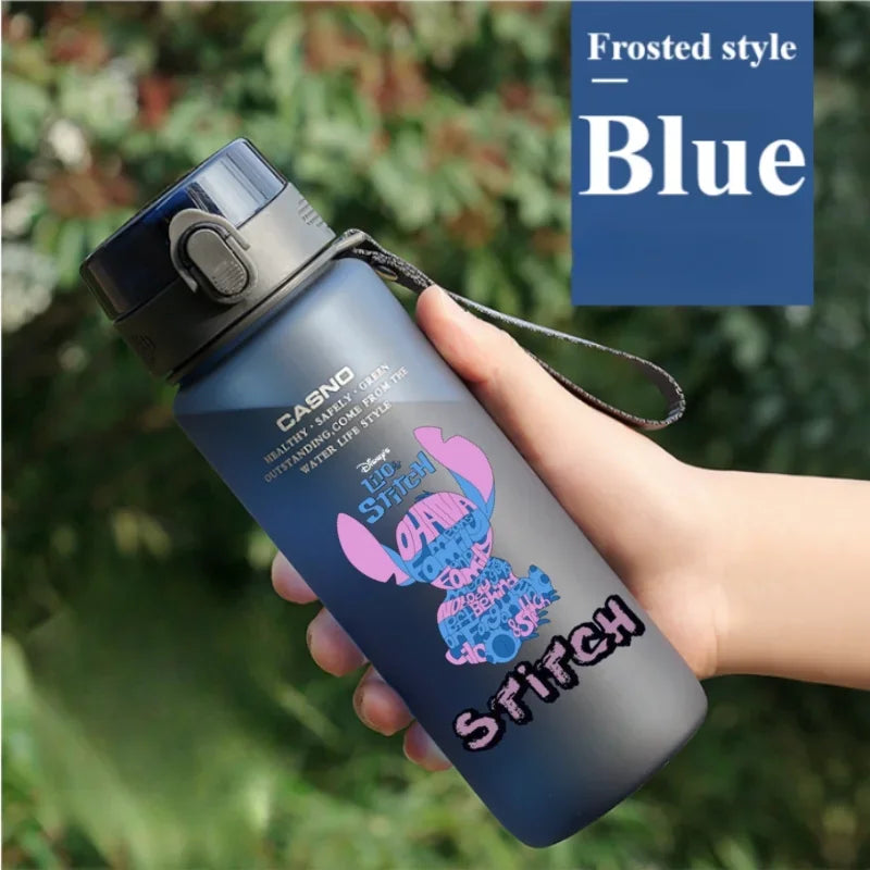 1000ML Stitch Water Cup Bottle - Cartoon Plastic Large Capacity Outdoor Sports Gift-2-560ML-