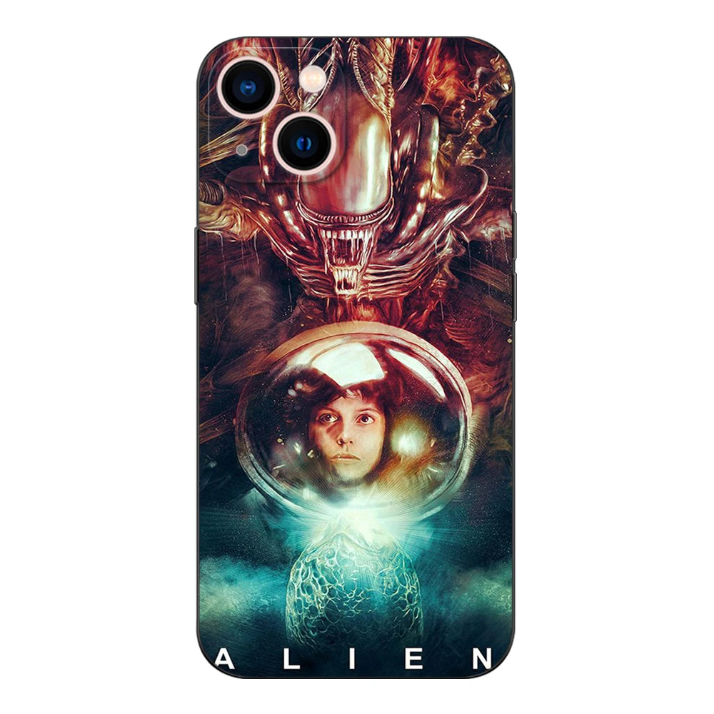 Xenomorph Aliens Predator Concept - TCL Phone Case - Suitable for 30 Plus, 303, 30XE, 30V, 30SE, E, 306, 305 - Black TPU Design.-45355-TCL 30 5G-