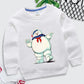 Funny Cartoon Ghostbusters Hoodie - Harajuku Pullover Sweatshirt for Boys and Girls-9-100-