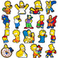 Simpsons Shoe Charms - DIY Accessories for Clogs - Perfect Kids’ Gift for Birthdays or Holidays - Fits Crocs-18pcs-