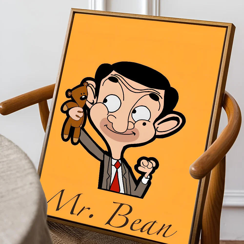 Mr. Bean Cartoon Poster – Paper Print for Living Room, Bedroom, Cafe, or Bar Decoration-HEI-2-50x70cm No Frame-