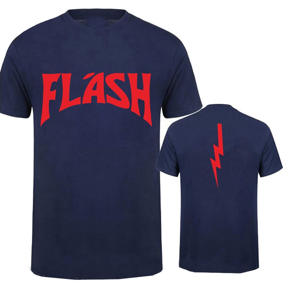 Flash Gordon T-Shirt - Spellbinding Film Fan Present - Partywear Movie Cosplay-Navy-S-